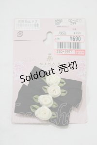 m petit by misako / AM*NI4Pクリップ  ブラック H-25-08-06-071-LO-AC-NS-ZH