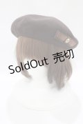 m petit by misako / NINA'SAM カメオベレー  ブラウン H-25-08-06-072-LO-AC-NS-ZH