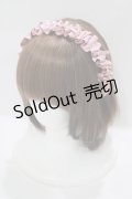 m petit by misako / AMギャザーカチューシャ  ピンク H-25-08-06-075-LO-AC-NS-ZH