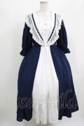 axes femme kawaii / マリアンヌワンピース M ネイビー H-25-08-06-007-AX-OP-NS-ZH