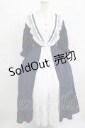 axes femme kawaii / マリアンヌワンピース M ネイビー H-25-08-06-007-AX-OP-NS-ZH