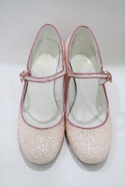画像1: Ank Rouge / キラキラビジュー厚底シューズ L（24.0〜24.5cm) ピンク H-25-08-06-079-CA-SH-NS-ZH