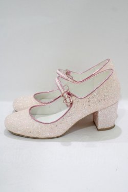 画像2: Ank Rouge / キラキラビジュー厚底シューズ L（24.0〜24.5cm) ピンク H-25-08-06-079-CA-SH-NS-ZH