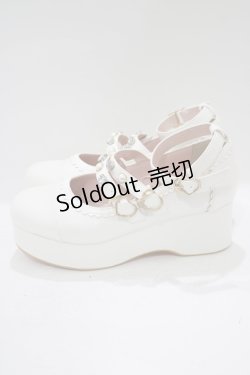 画像2: LIZ LISA / トゥーシューズ風厚底パンプス L（24.5cm） オフ H-25-08-06-080-LO-SH-NS-ZH