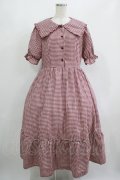 m petit by misako / AM*ギンガムCHKワンピース LL レッド H-25-08-06-008-LO-OP-NS-ZH