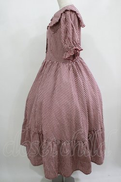 画像2: m petit by misako / AM*ギンガムCHKワンピース LL レッド H-25-08-06-008-LO-OP-NS-ZH