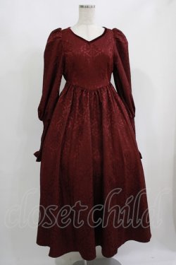 画像1: Maison de FLEUR / トレメイン夫人ワンピース/Disney VILLAINS×Maison de FLEUR Collection Free Bordeaux H-25-08-06-009-LO-OP-NS-ZH