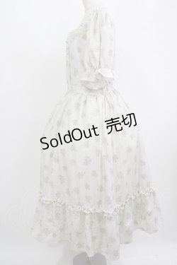 画像2: m petit by misako / AOKハナガラスクエアワンピース 3L 生成り H-25-08-06-011-LO-OP-NS-ZH