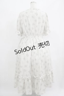 画像3: m petit by misako / AOKハナガラスクエアワンピース 3L 生成り H-25-08-06-011-LO-OP-NS-ZH