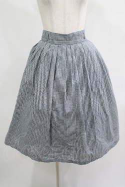 画像4: an another angelus / チェック衿トップス+スカート Free ネイビー H-25-08-06-014-CA-OP-NS-ZH