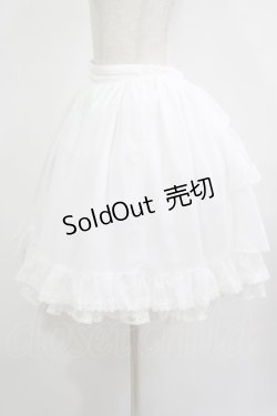 画像2: ALICE and the PIRATES / Double faced Saint sisterシフォンスカート Free オフ白 H-25-08-06-015-PA-SK-NS-ZH