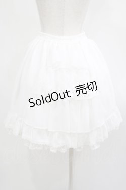画像3: ALICE and the PIRATES / Double faced Saint sisterシフォンスカート Free オフ白 H-25-08-06-015-PA-SK-NS-ZH