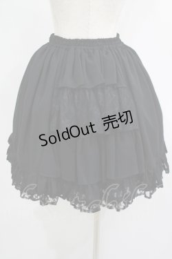 画像3: ALICE and the PIRATES / Double faced Saint sisterシフォンスカート Free ブラック H-25-08-06-016-PA-SK-NS-ZH