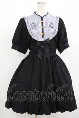 Amavel / Oriental Rose チャイナバルーンワンピース Free ブラック H-25-08-06-017-CA-OP-NS-ZH
