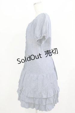 画像2: PINK HOUSE / ピンタックダンガリーワンピース Free ブルー H-25-08-06-018-LO-OP-NS-ZH