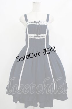 画像1: axes femme kawaii / リナズジャンパースカート M ネイビー H-25-08-06-003-AX-OP-NS-ZH
