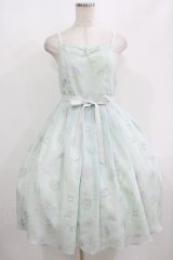 Emily Temple cute / Mystical Seaキャミワンピース  アクアグリーン H-25-08-07-001-ET-OP-KB-ZH