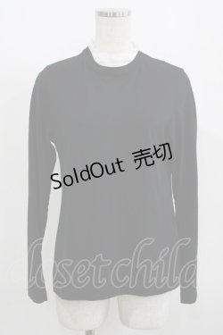 画像1: Jane Marple Dans Le Salon / レースハイネックトップス  ブラック H-25-08-07-029-JM-TO-KB-ZH