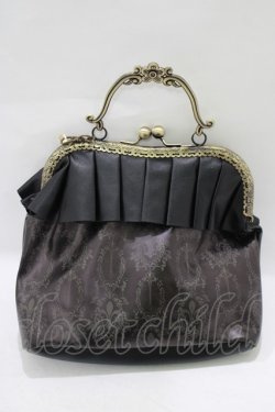画像4: ATELIER PIERROT / ディズニー『Alice in wonderland』がま口バッグ  ブラック H-25-08-07-034-EL-BG-KB-ZH