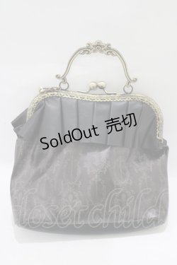 画像4: ATELIER PIERROT / ディズニー『Alice in wonderland』がま口バッグ  ブラック H-25-08-07-034-EL-BG-KB-ZH