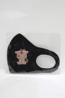 画像1: NieR Clothing / 手洗い可能エコマスク  黒 H-25-08-07-035-PU-ZA-KB-ZH