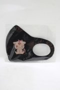 NieR Clothing / 手洗い可能エコマスク  黒 H-25-08-07-036-PU-ZA-KB-ZH