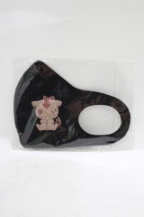 NieR Clothing / 手洗い可能エコマスク  黒 H-25-08-07-036-PU-ZA-KB-ZH