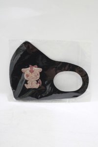 NieR Clothing / 手洗い可能エコマスク  黒 H-25-08-07-036-PU-ZA-KB-ZH