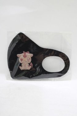 画像1: NieR Clothing / 手洗い可能エコマスク  黒 H-25-08-07-036-PU-ZA-KB-ZH