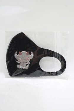 画像1: NieR Clothing / 手洗い可能エコマスク  黒 H-25-08-07-038-PU-ZA-KB-ZH
