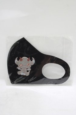 画像1: NieR Clothing / 手洗い可能エコマスク  黒 H-25-08-07-039-PU-ZA-KB-ZH