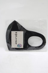 NieR Clothing / 手洗い可能エコマスク  黒 H-25-08-07-043-PU-ZA-KB-ZH