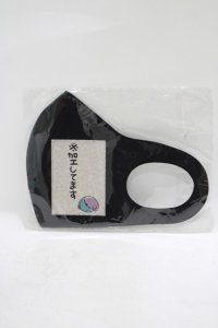 NieR Clothing / 手洗い可能エコマスク  黒 H-25-08-07-043-PU-ZA-KB-ZH