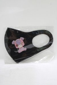 NieR Clothing / 手洗い可能エコマスク  黒 H-25-08-07-044-PU-ZA-KB-ZH