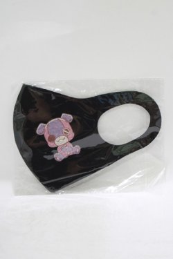 画像1: NieR Clothing / 手洗い可能エコマスク  黒 H-25-08-07-044-PU-ZA-KB-ZH