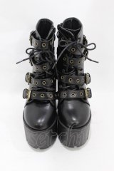 NieR Clothing / ベルトブーツ EU35(約22.5) ブラック H-25-08-07-1001-PU-SH-KB-ZH