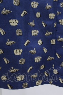 画像5: Jane Marple / Tumbling Diceのグースカラードレス - 紺 H-25-08-07-1036-JM-OP-KB-ZH
