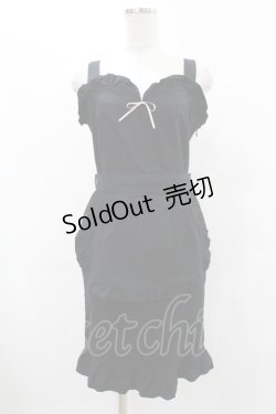 画像1: MILK / メイドStyleドレス  ブラック H-25-08-07-1041-ML-OP-KB-ZH