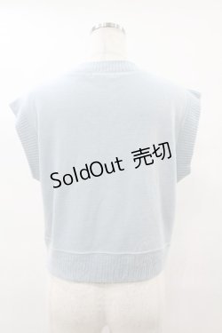 画像2: MILK / アーガイルミニベスト  サックスベース H-25-08-07-1047-ML-TO-KB-ZH