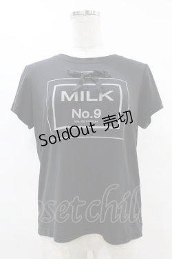 画像1: MILK / パルファムTee  ブラック H-25-08-07-1050-ML-TO-KB-ZH
