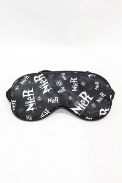 画像1: NieR Clothing / アイマスク  黒 H-25-08-07-1009-PU-ZA-KB-ZH
