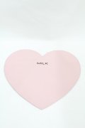 MILK / ハートポーチ  ピンク H-25-08-07-1014-ML-ZA-KB-ZH
