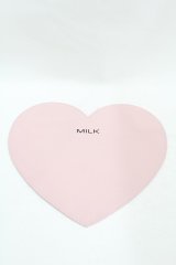 MILK / ハートポーチ  ピンク H-25-08-07-1014-ML-ZA-KB-ZH