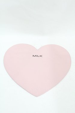 画像1: MILK / ハートポーチ  ピンク H-25-08-07-1014-ML-ZA-KB-ZH