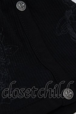 画像3: Rozen Kavalier / 異素材切替ケープストール  黒 H-25-08-07-1020-OO-ZA-KB-ZH