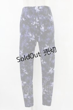 画像1: NieR Clothing / プリントレギンスパンツ  和柄九尾 H-25-08-07-1025-PU-PA-KB-ZH