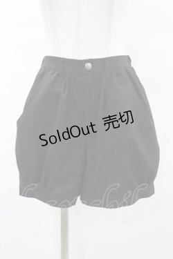 画像1: MIHO MATSUDA / 2Wayフリルパンツ  黒 H-25-08-07-1027-GO-PA-KB-ZH