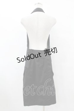 画像2: BPN FOR MEN / ホルターロングベスト  黒 H-25-08-07-1030-GO-TO-KB-ZH