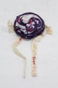 gouk / コサージュブローチ  紫 H-25-08-07-1003-GO-ZA-KB-ZH