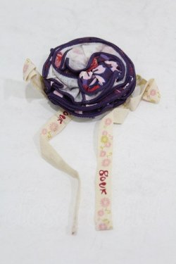 画像1: gouk / コサージュブローチ  紫 H-25-08-07-1003-GO-ZA-KB-ZH